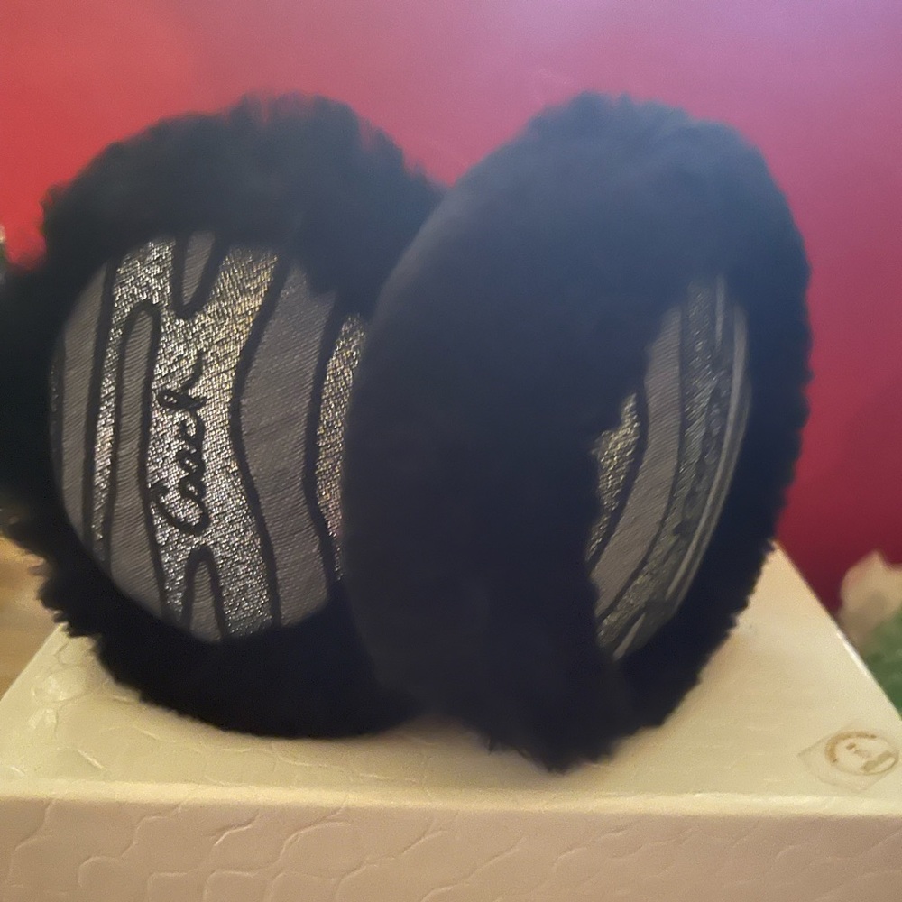 100% authentic Coach earmuffs